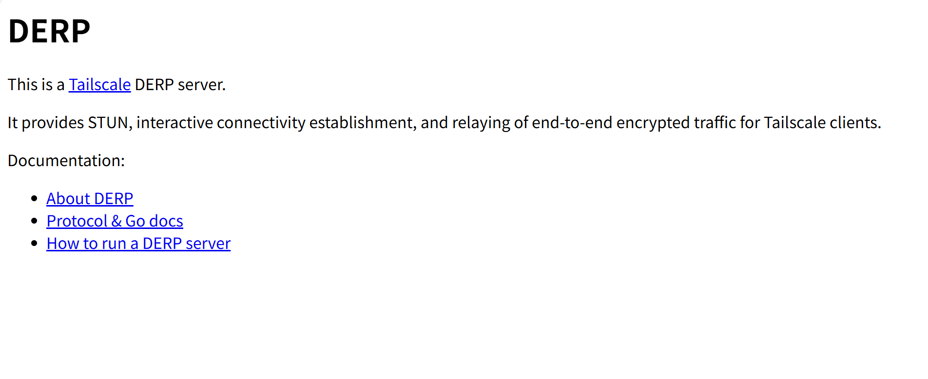 Derper中继服务测试